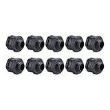 Oniissy Kunststoff-Auspuff-Druckentlastungsventile für den Außenbereich, kompatibel mit metrischen Standard-Gewindegrößen (M16–1,5), 10 Stück