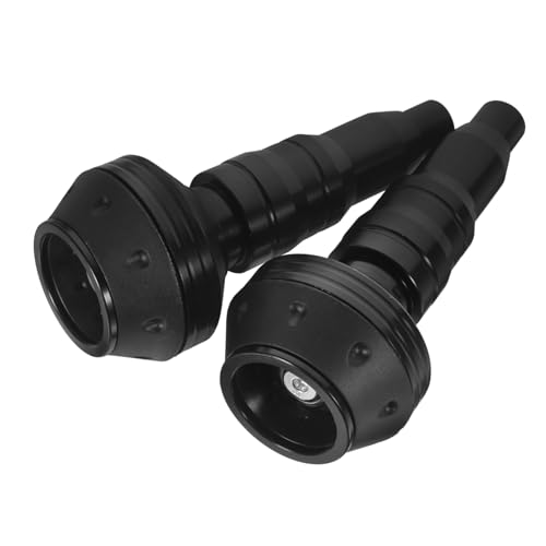 OUNONA 2pcs Motorcycle Frame Slider -collision Protectors Anodized Finish Heavy-duty for Motorbikes Reduces Damage during Falls
