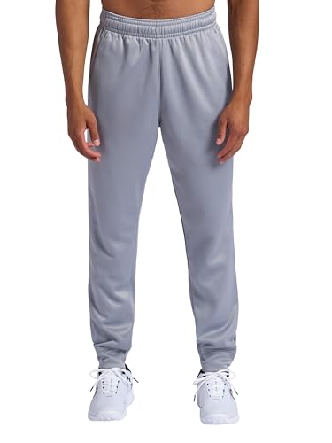 HEAD Men’s Strike Jogger, Standard Fit, Midweight Fleece Material, Sleet, X-Large