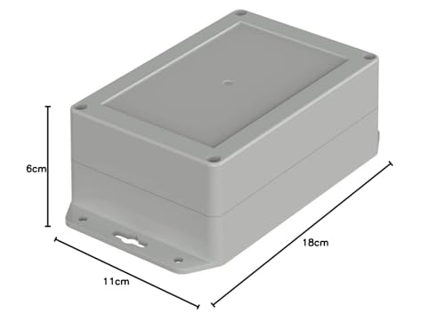 BOPLA Euromas X, XT 151006 WL 7035 07815106 Flansch-Gehäuse 150 x 100 x 60 ABS Lichtgrau (RAL 7035) 1St.
