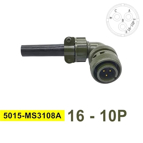 Conector circular para sustitución industrial MS3102 compatible con plug de la serie 5015 2