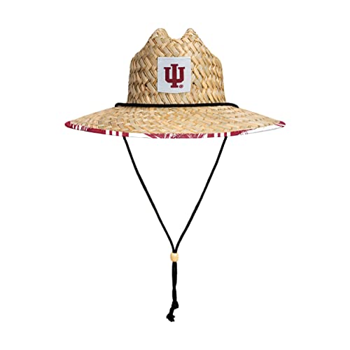 Image of FOCO NCAA Mens NCAA College Team Logo Floral Straw Sun Hat