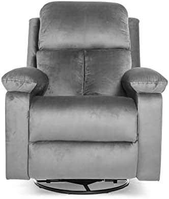JORDYBLUE Single Seater Manual Rocking Revolving Recliner Sofa | Solid ...