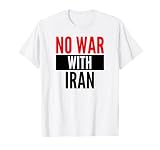 No War With Iran Protest T-Shirt