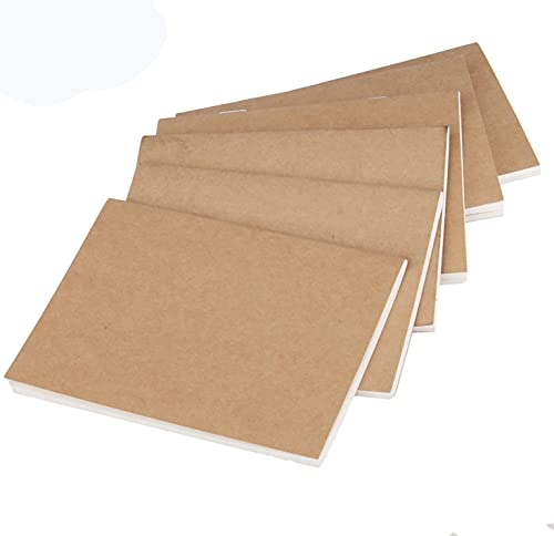 Traveler Notebook refill(Set Of 5), 320 Pages per insert.100gsm Thick Travel notebook Possport size insert (5.3