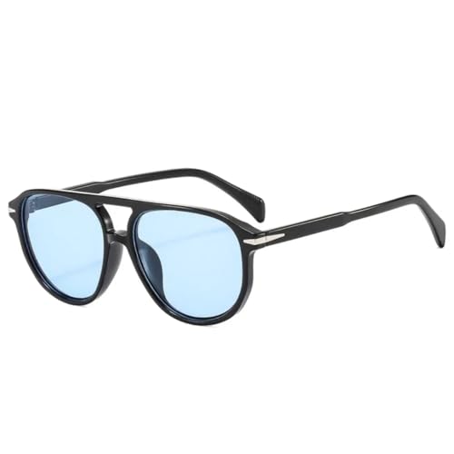 Lunettes de soleil rétro rivets hommes femmes protection UV400 style vintage mode