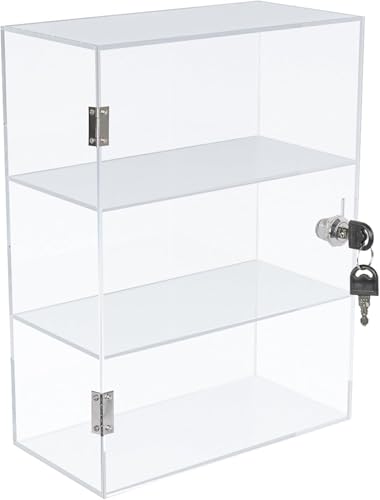 Vitrine en acrylique verrouillable pour exposer vos objets dans le salon