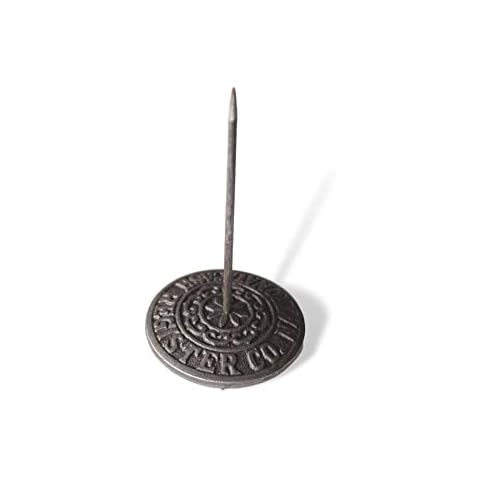 Vintage cast Iron Cash Register Receipt Spike Paperweight | Desk Receipt Holder | Restaurant Paper Holder | Check Spike | Spindle Rod Bill Holder | Note Spike for Office Home Restaurant Cover