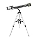 Produktbild National Geographic Teleskop 60/700 AZ Refraktor mit azimutalem Aluminium Stativ zum Einstieg in die Astronmie inklusive umfangreichem Zubehör
