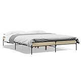 lit 2 personnes chene massif Dimensions totales : 203 x 163 x 30 cm (L x l x H)