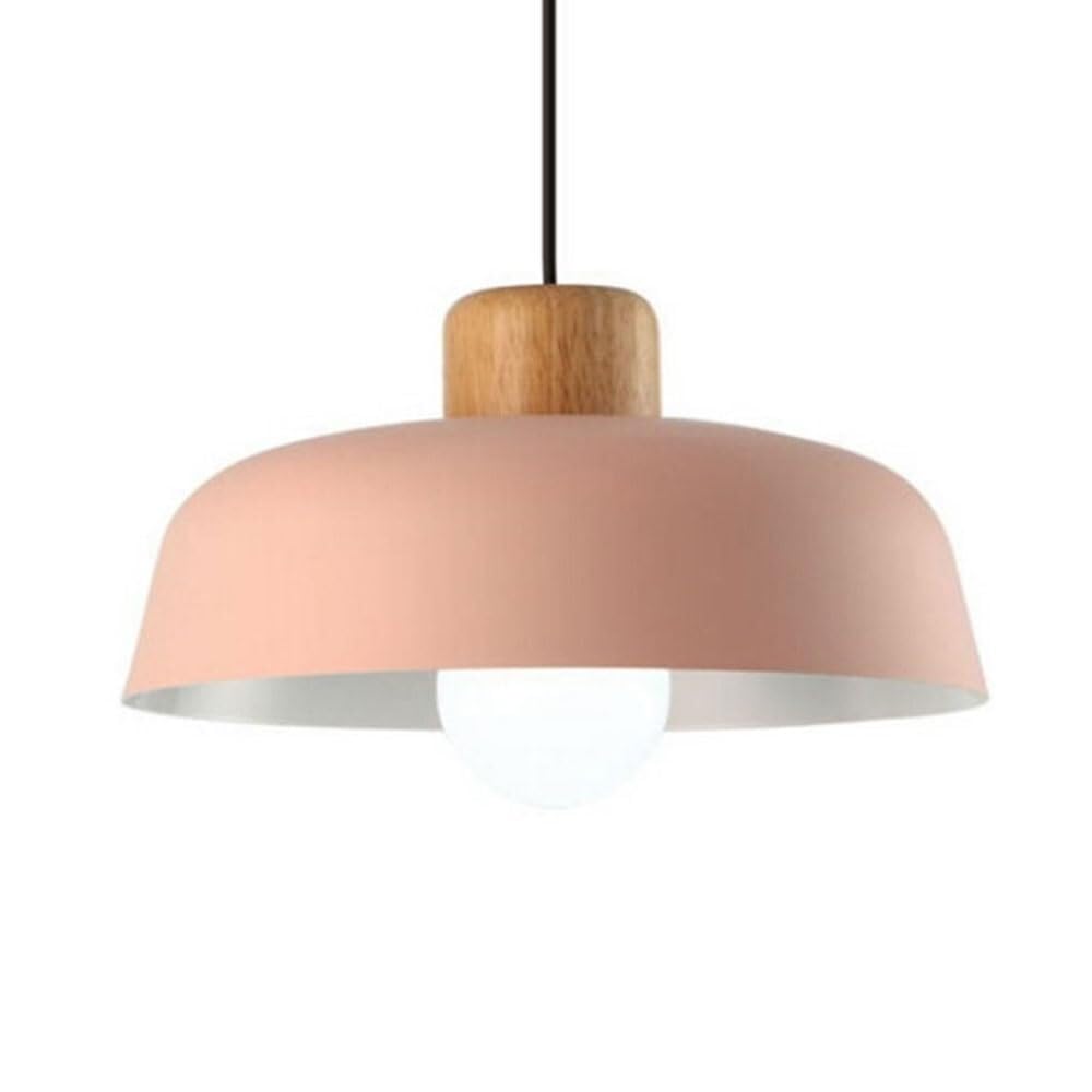 Lustre macaron E27 anti-éblouissement en métal mat pour chambre