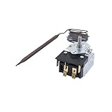 Temperaturregelungsschalter für Gasherd, präzises Thermostat, einfache Installation, 318 °C, max. Kupferbirne, Kapillarrohr, Bakelit-Metall