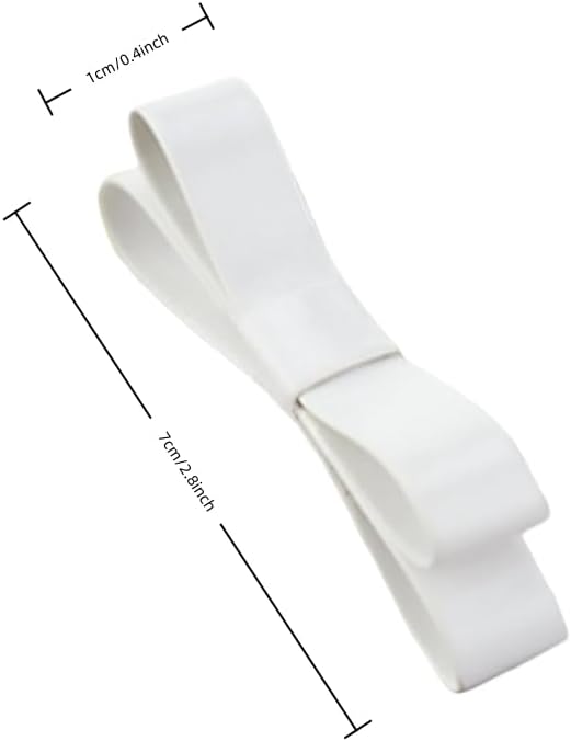 2 pcs 2.8inch Popular PU Leather Bridal Prom Bow Repair Shoe Clips Shoe Charm Accessories image 2