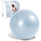 アルインコ(ALINCO) バランスボール 55cm 椅子 スツール 空気入れ付き 運動マニュアル付き 耐荷重150kg ストレッチ フィットネス ヨガ エクササイズ バランス運動 家庭用 コンパクト 省スペース WBF055AA ブルー
