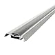 M-D Building Products 08664 M-D Verstellbare Schwelle mit Vinyldichtung, 91,4 cm L, Aluminium, 8,9 cm B x 4,8 cm H