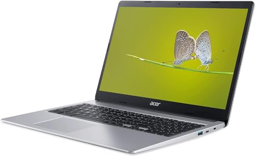 Image of acer 15 inch HD Premium Touchscreen Chromebook, Intel Celeron N Processor 2.78GHz Turbo Speed, 4GB Ram, 64GB SSD, Ultra-Fast WiFi Up to 1700 Mbps, Full Size Keyboard, Chrome OS, Arctic Silver (Renewed)
