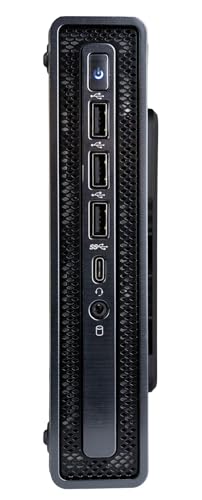 Image of Envision M1 Mini PC (Intel 20-Core i7-14700, 32GB DDR5 RAM, 2TB NVME Gen4 SSD, ASUS H610T mobo, WiFi 6, Windows 11 Pro, 10 USB, HDMI + DVI, RJ45, KB + M) Small Compact Micro Business Desktop Computer