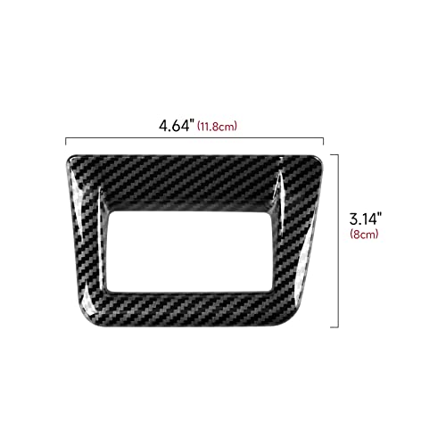 Image of Headlight Control Switch Cover Decals for Honda Civic 2022 2023 2024 2025 2026 11th Gen Accessories ABS Carbon Fiber Interior Stickers