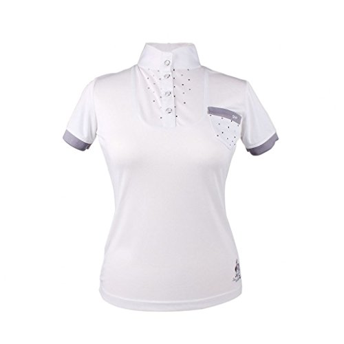 PFIFF Turniershirt 'Rivetta' Dunkelblau - Mit Nieten & Elastischem Material