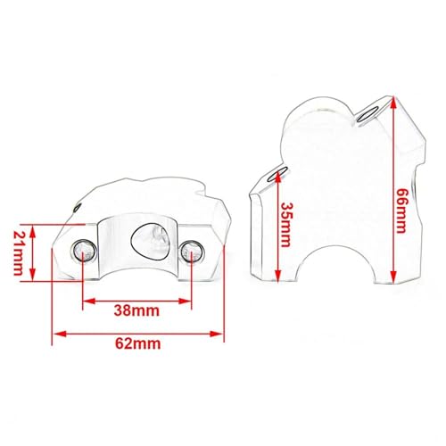 Adaptateur rehausseur de guidon pour CRF1000L Africa Twin ABS DCT 2015-2018 - 4