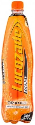"Lucozade Orange 900ml (30.41fl oz) 6 pack