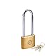 FJM Security Mountain Series (BP125ALS-51) Vorhängeschlösser aus massivem Messing, 3,8 cm breit, gleichschließend, 5,4 cm langer Bügel