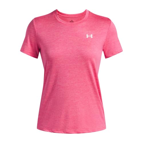 Under Armour Women's Tech Twist Short Sleeve Crew, 672 Pink, XL - image 3
