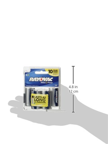 Rayovac Rayovac Alkaline Reclosable Batteries, C Size #TOP1