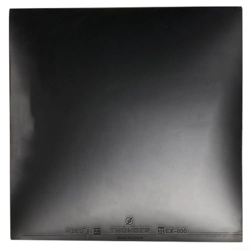URPIZY Hoja de goma de repuesto para raqueta de tenis de mesa, ideal para entrenamiento profesional y partidos competitivos (negro)