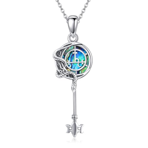 Collier Lilith Argent 925 porte-clés wicca bijoux talisman pour femmes