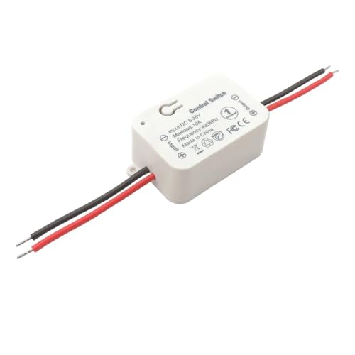 12V Light Remote Switch 1/2/3 Group Push Button Wall Switch 24V 6V Relay Receiver for LED Controller LED Dimmer(1 R)