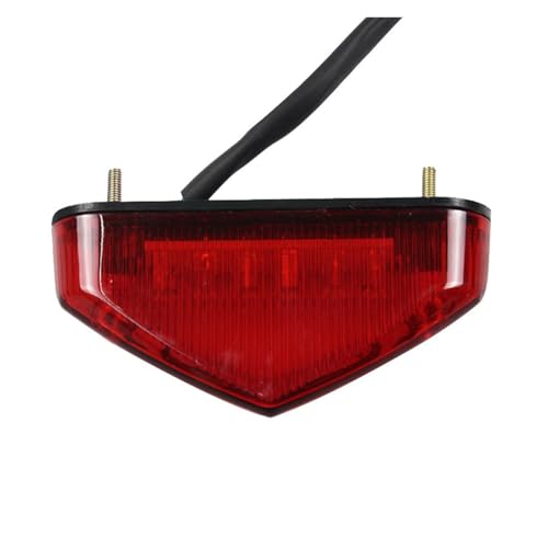 Feu arrière de moto LED rouge idéal pour sécuriser vos déplacements urbains nocturnes