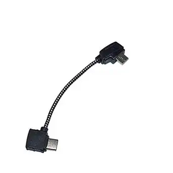 BTG Nylon Braided Remote Control Data Connected Cable Type-C USB for DJI Mavic Pro/Mavic Air/Mavic 2 Pro Zoom Drone