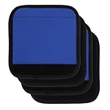 Mikikit 4 Piezas Protectores de Barras Horizontales Antideslizantes Unidades Fundas Desmontables para Barras de Agarre Almohadillas para Press de Cadera Accesorios de Gimnasio para