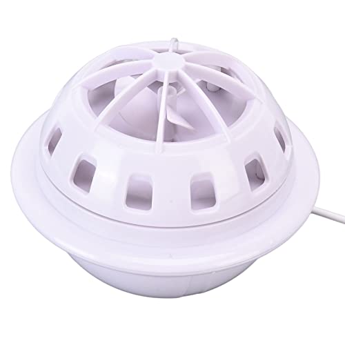 Phefop Mini Lavavajillas Ultrasónico Portátil, Material ABS, Diseño Compacto, Alimentado por USB, Ideal para Fregadero de Cocina, Viajes, Vehículos Recreativos, Sala Universitaria (WHITE)
