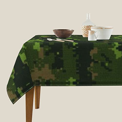 Nappe carrée camouflage numérique imperméable pour table de buffet - 6