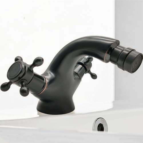 Robinet bidet rétro noir pour résoudre les problèmes de calcaire
