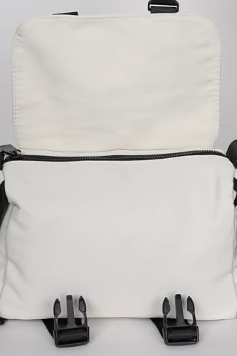 Image of SNITCH Multi-Pocket Travel Bag with Double Buckle, Adjustable Strap, Oval Shape, Lightweight