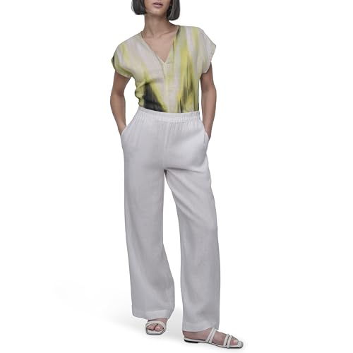 Pantalón de lino DKNY ligero antisufrimiento térmico para mujer activa 2
