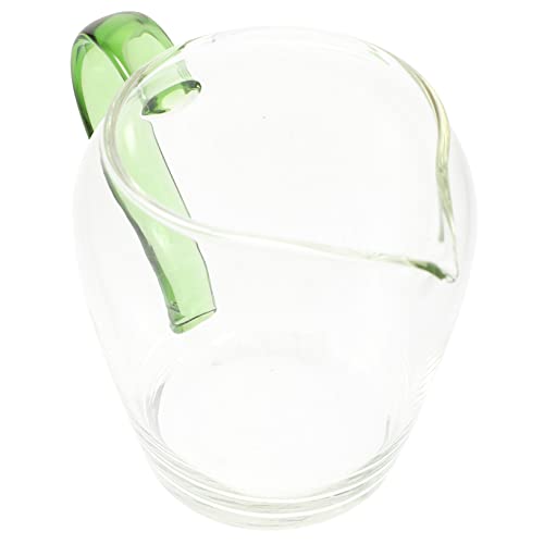 ABOOFAN 350ml Glass Gravy Boat Sauce Container Handle Heat-Resistant Thickened Glass Tea Cup for Home Kitchen Sauce and Juice Serving