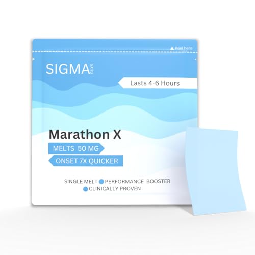 Image of Marathon X Ultra Vitality Melts /Strips Helps Increase Performance & Strength | For Men | Lasts upto 6 Hours Pack of 12