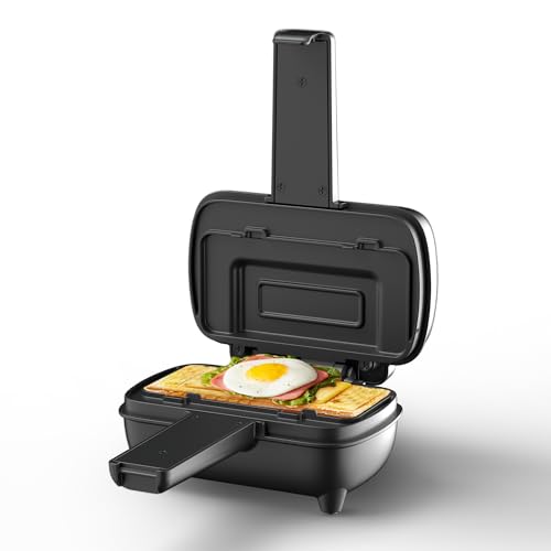 KEINVE Electric Double-Sided Sandwich Maker & Grill Pan
