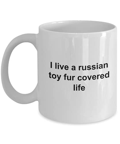 Russian Toy Mug, Coffee Cup for Dog Lover, Owner, Breeder, Great Thank You, Birthday or Appreciation Gift
