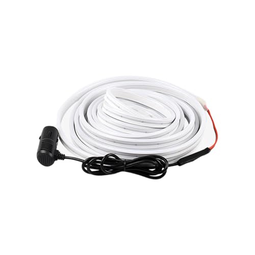 Iluminación ambiental de coche con luz flexible de carga trasera y maletero 7