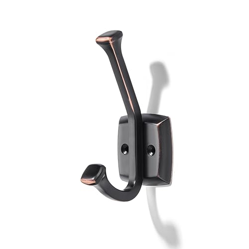 khtumeware10 Pack4-3/4 inch Oil Rubbed Bronze Coat Hooks Wall-Mounted Hooks