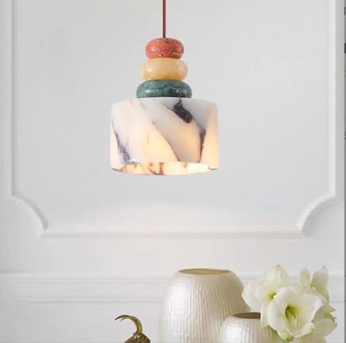 Lampe de chevet suspendue en marbre : illuminez vos petits espaces avec style