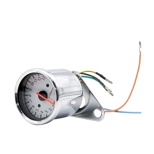 Compteur de vitesse de moto universel 12V rétroéclairé avec tachymètre