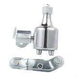 Evenoonest Generatore dinamo per bicicletta, 12 V, 6 W, con doppia uscita per faro e fanale posteriore, in alluminio, per mountain bike e biciclette elettriche
