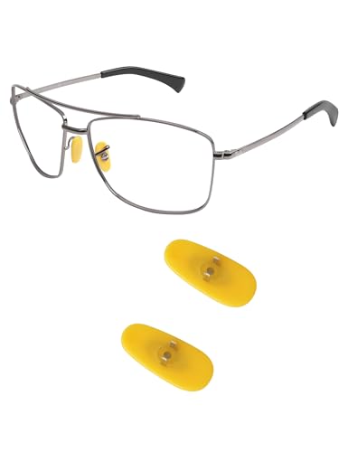 Image of Clear Soft Silicone Replacement Nose Pads for Ray-Ban Aviator RB3025 /RB3026 /RB3030 /RB3211 /RB3362 /RB3445 /RB4175
