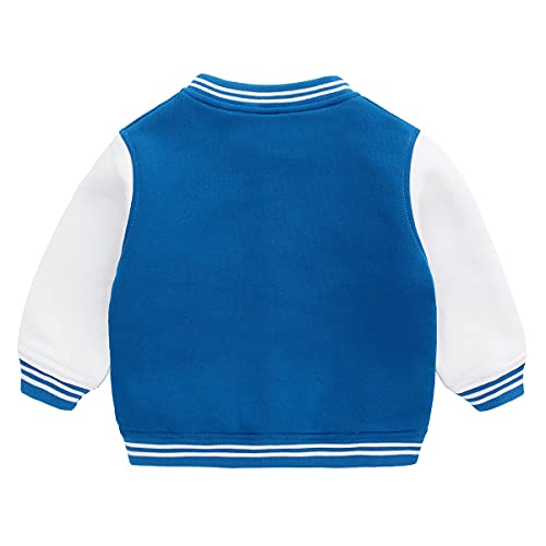 famuka Baby Boy Girl Baseball Coat Toddler Casual Varsity Jackets2